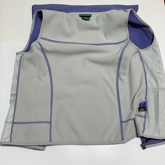 L.L. Bean Woman Purple Fleece Zipped Vest Jacket Size S - Picture 9 of 12
